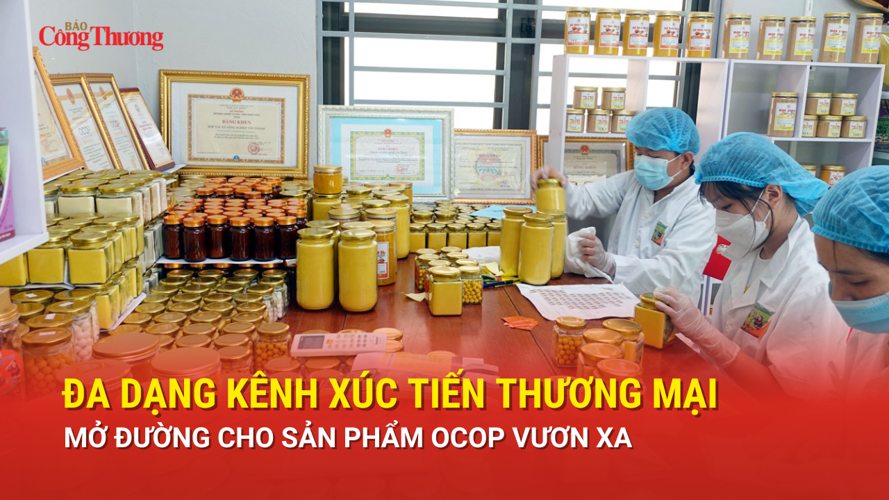 Đa dạng kênh xúc tiến thương mại mở đường cho sản phẩm OCOP vươn xa