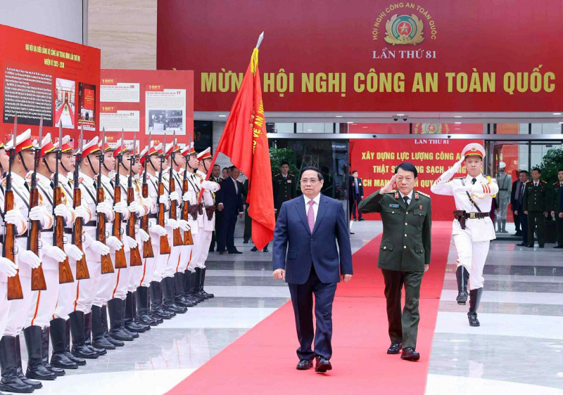 Thủ tướng Phạm Minh Chính dự Hội nghị Công an toàn quốc lần thứ 81