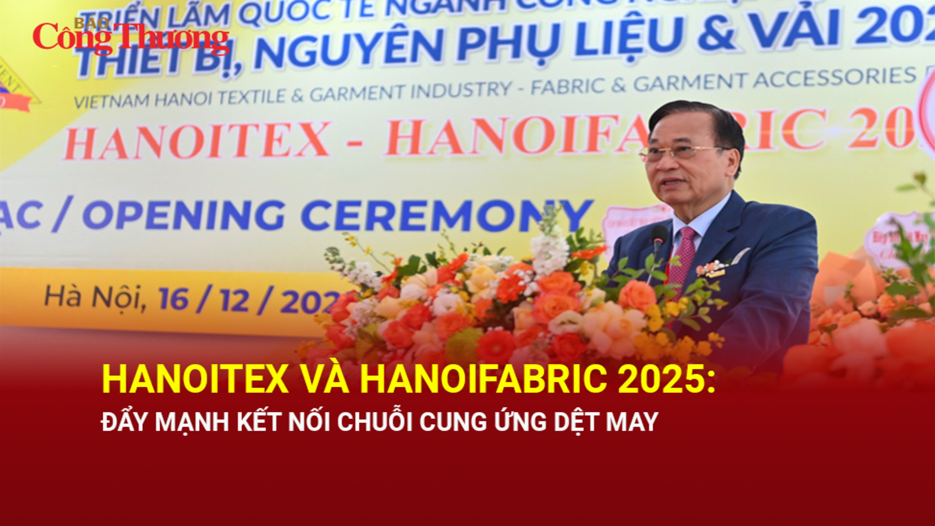 HanoiTex và HanoiFabric 2025: Đẩy mạnh kết nối chuỗi cung ứng dệt may