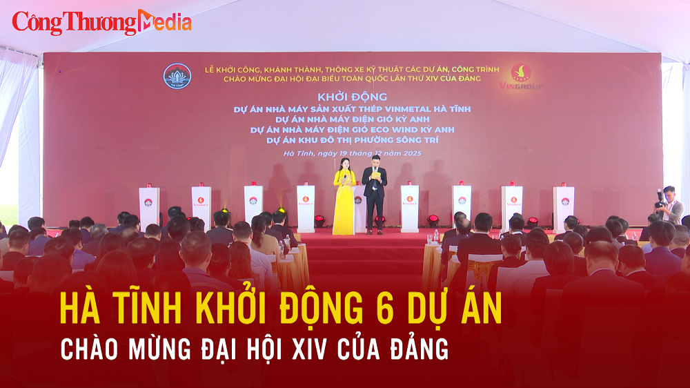 Hà Tĩnh khởi động 6 dự án chào mừng Đại hội XIV của Đảng