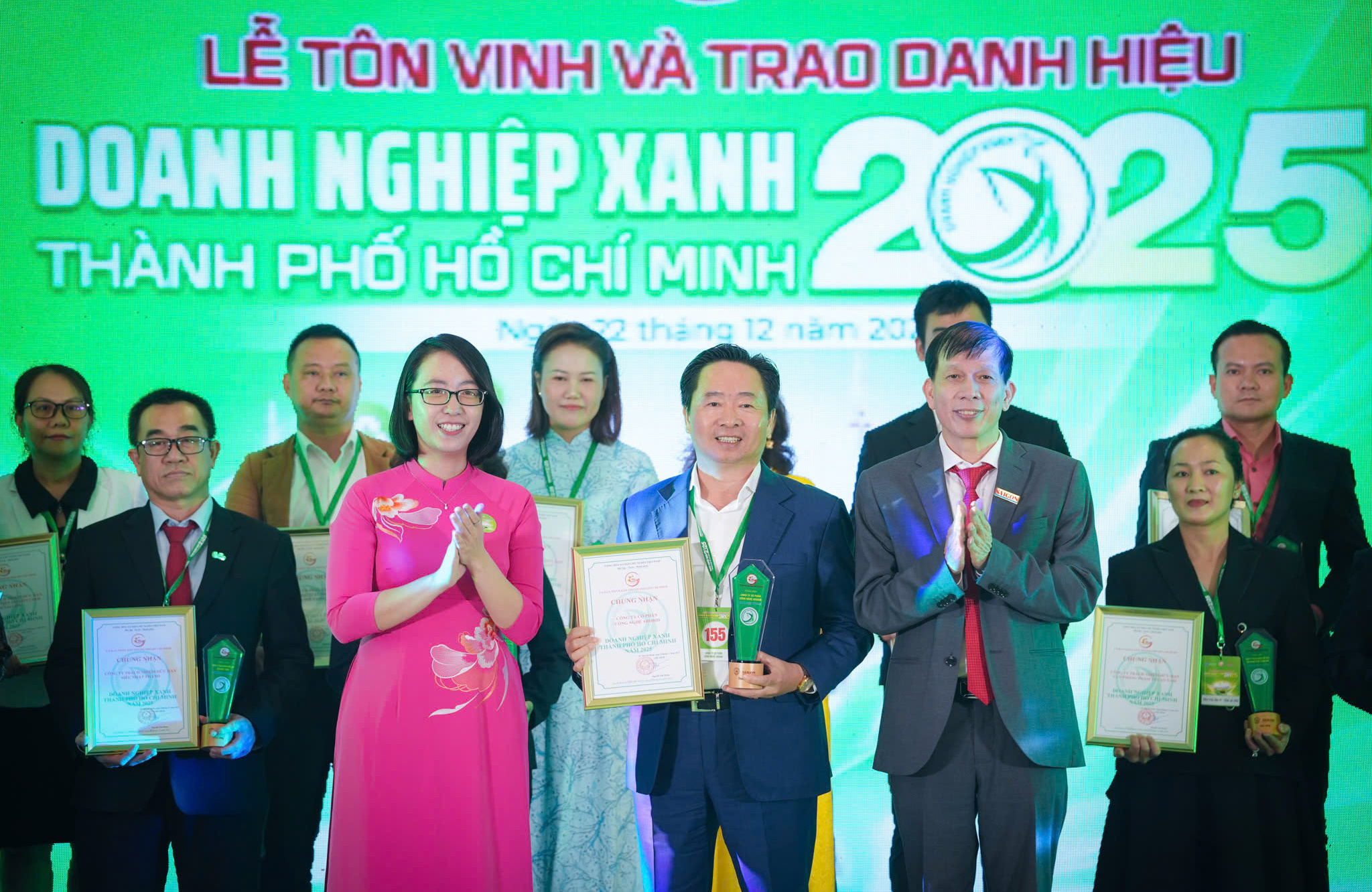 TP. Hồ Chí Minh: Vinh danh 155 doanh nghiệp xanh năm 2025