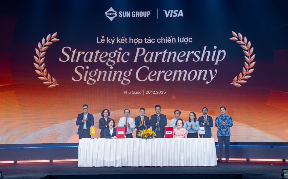 Sun Group ký hợp tác chiến lược với Visa, thúc đẩy du lịch Việt Nam