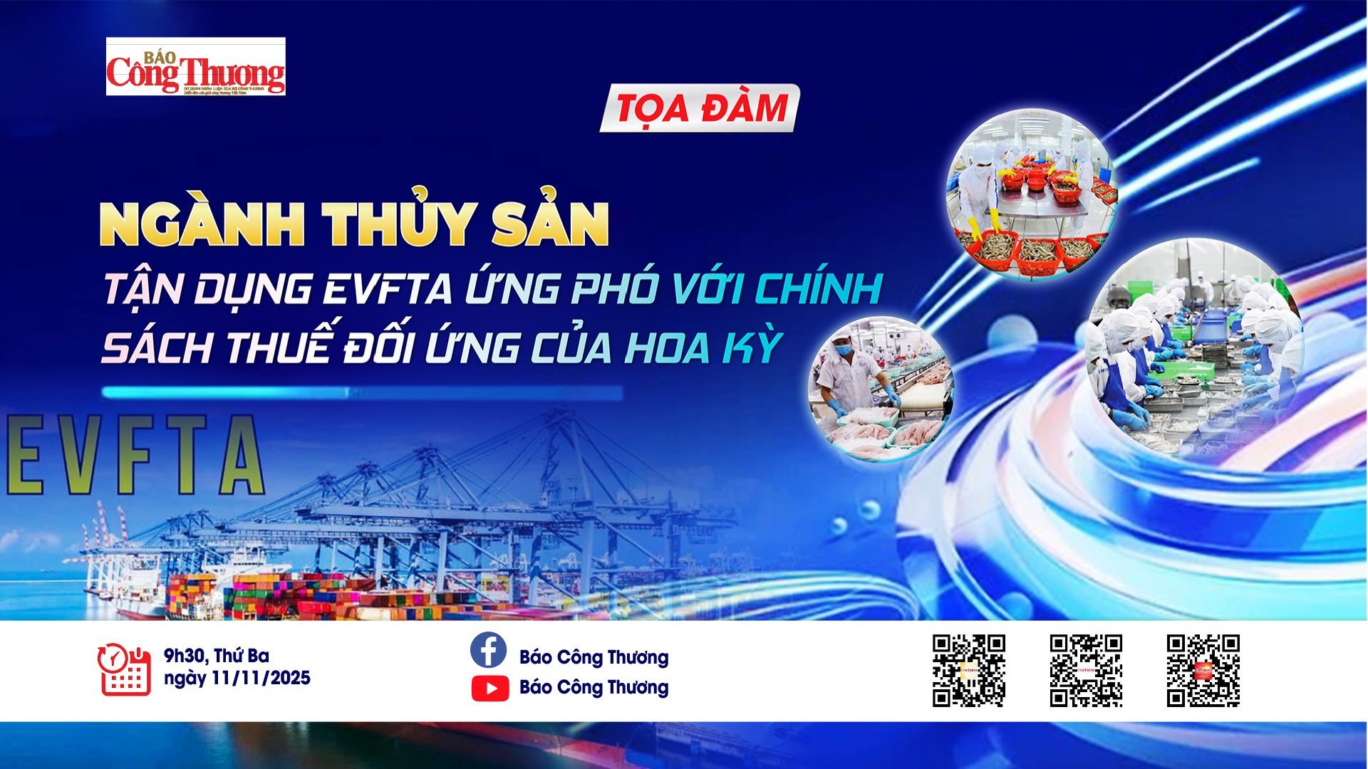Ngành thủy sản tận dụng EVFTA ứng phó với chính sách thuế đối ứng  
