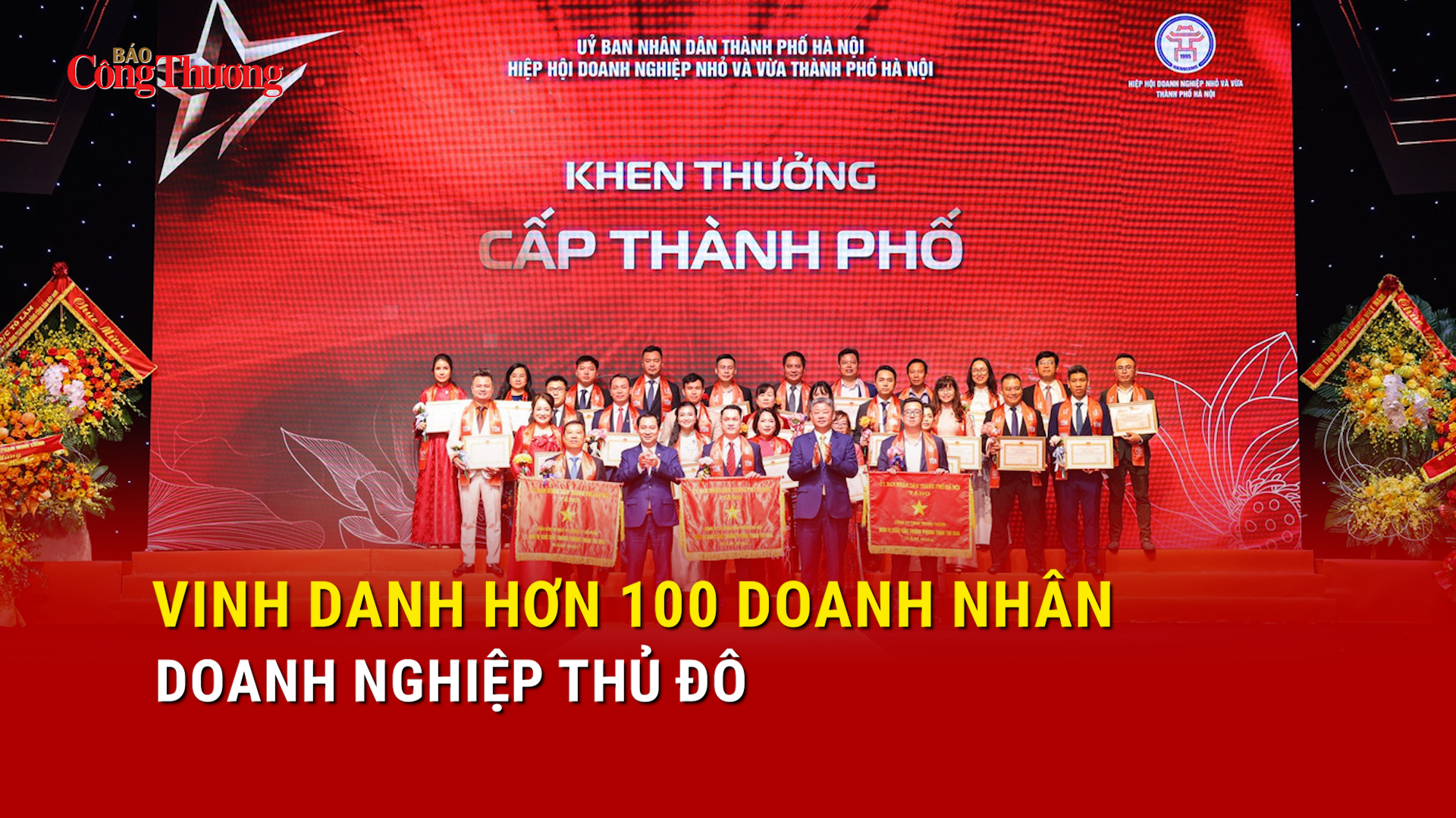 Vinh danh hơn 100 doanh nhân, doanh nghiệp thủ đô