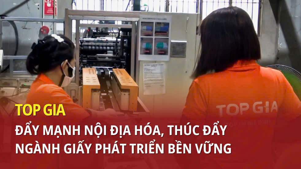 TOP GIA: Đẩy mạnh nội địa hóa, thúc đẩy ngành giấy phát triển bền vững