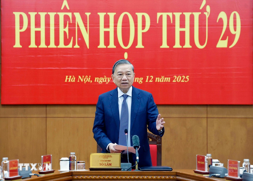 Phiên họp thứ 29 của Ban Chỉ đạo Trung ương về phòng, chống tham nhũng