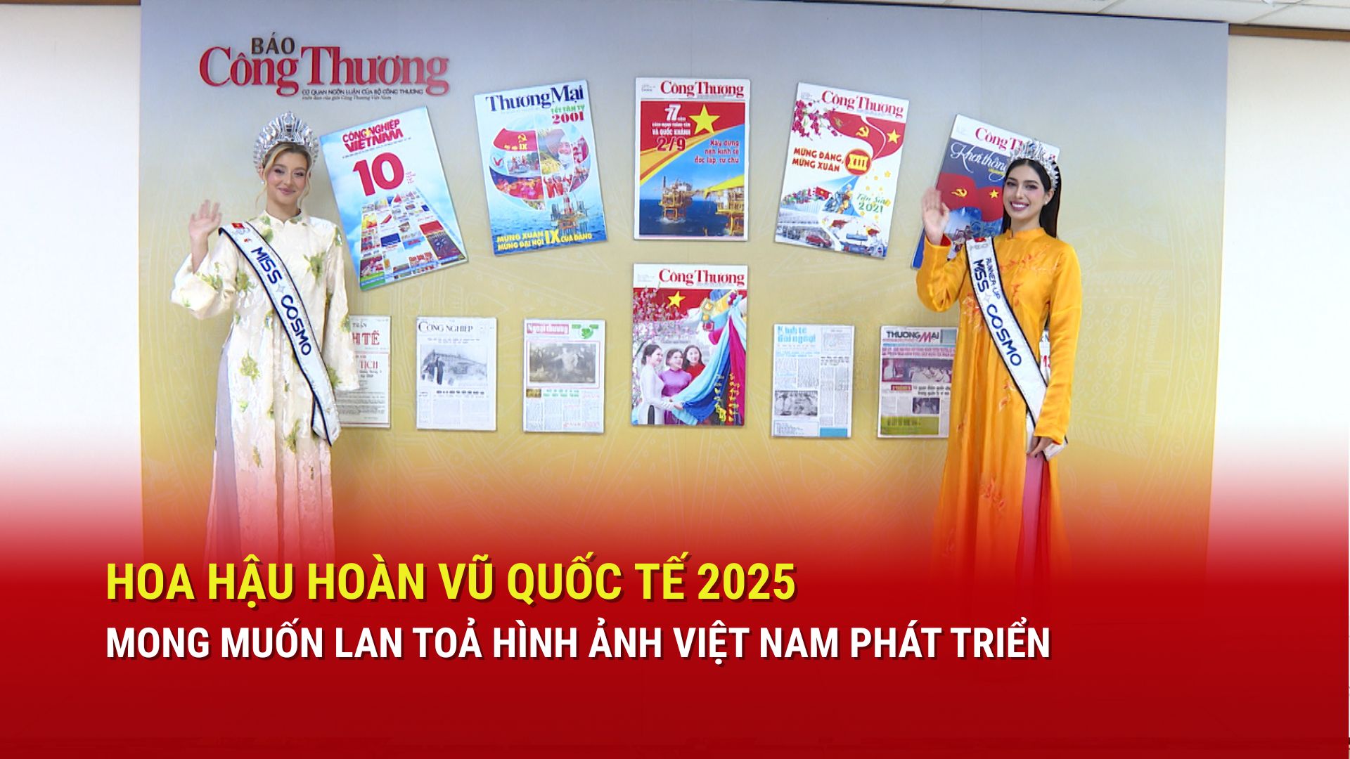 Hoa hậu Hoàn vũ quốc tế 2025 mong muốn lan toả hình ảnh Việt Nam phát triển 