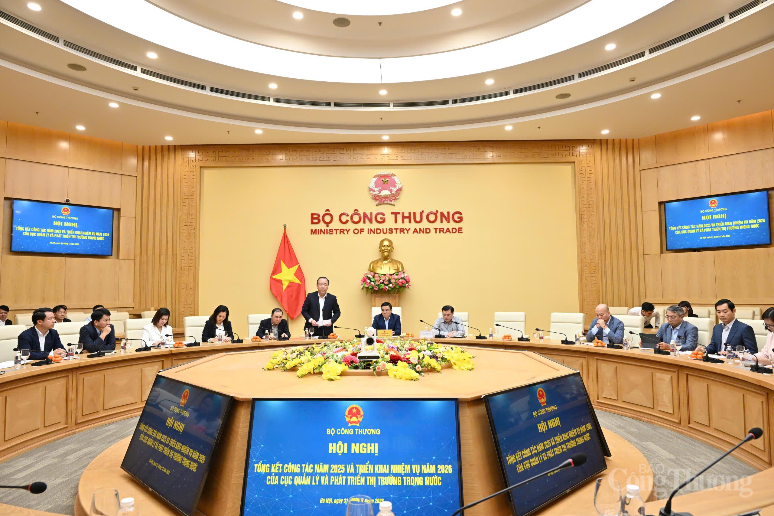 Cục Quản lý và Phát triển thị trường trong nước tổ chức Hội nghị tổng kết năm 2025