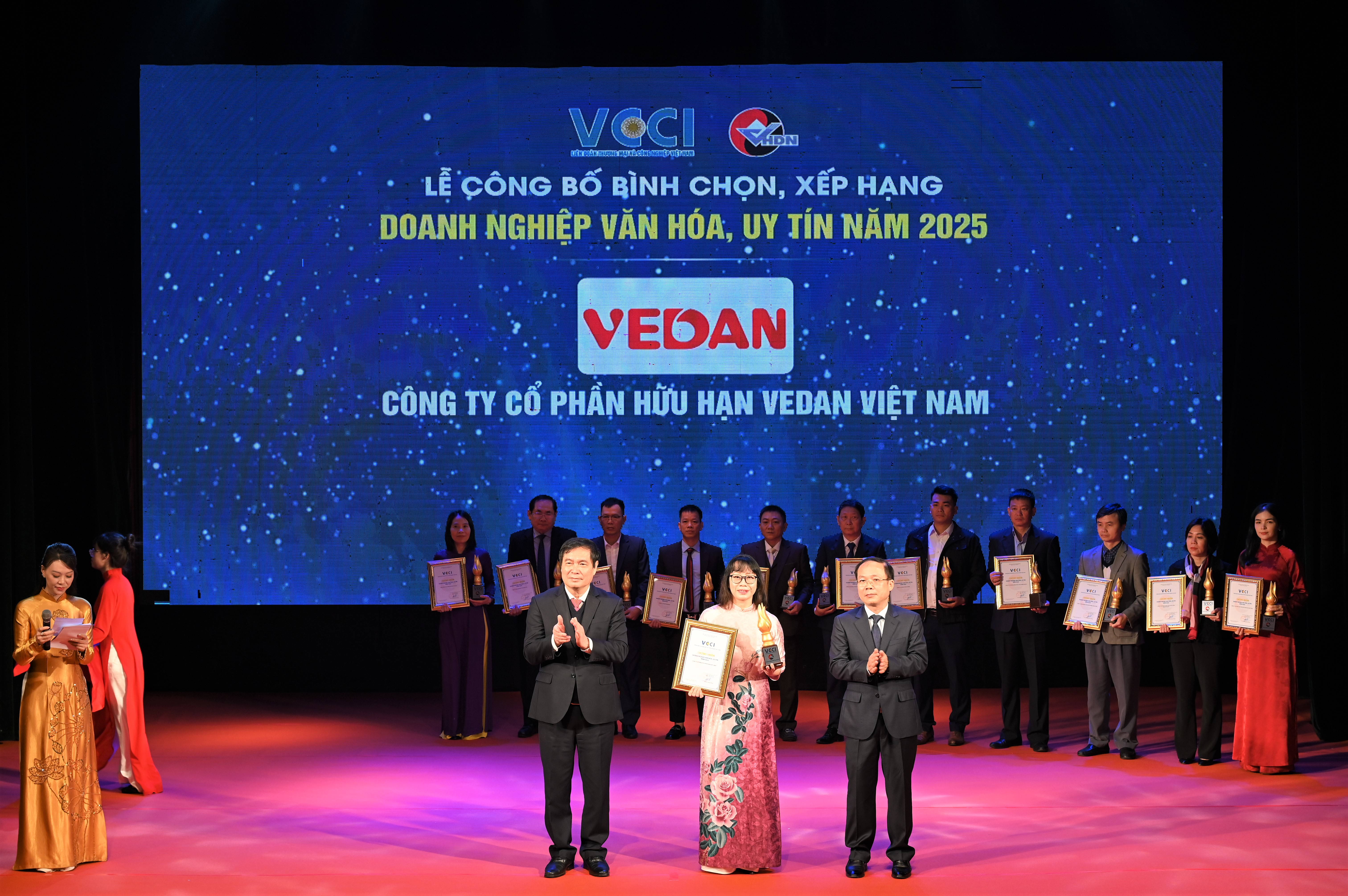 Vedan Việt Nam được vinh danh 'Doanh nghiệp văn hóa, uy tín năm 2025'
