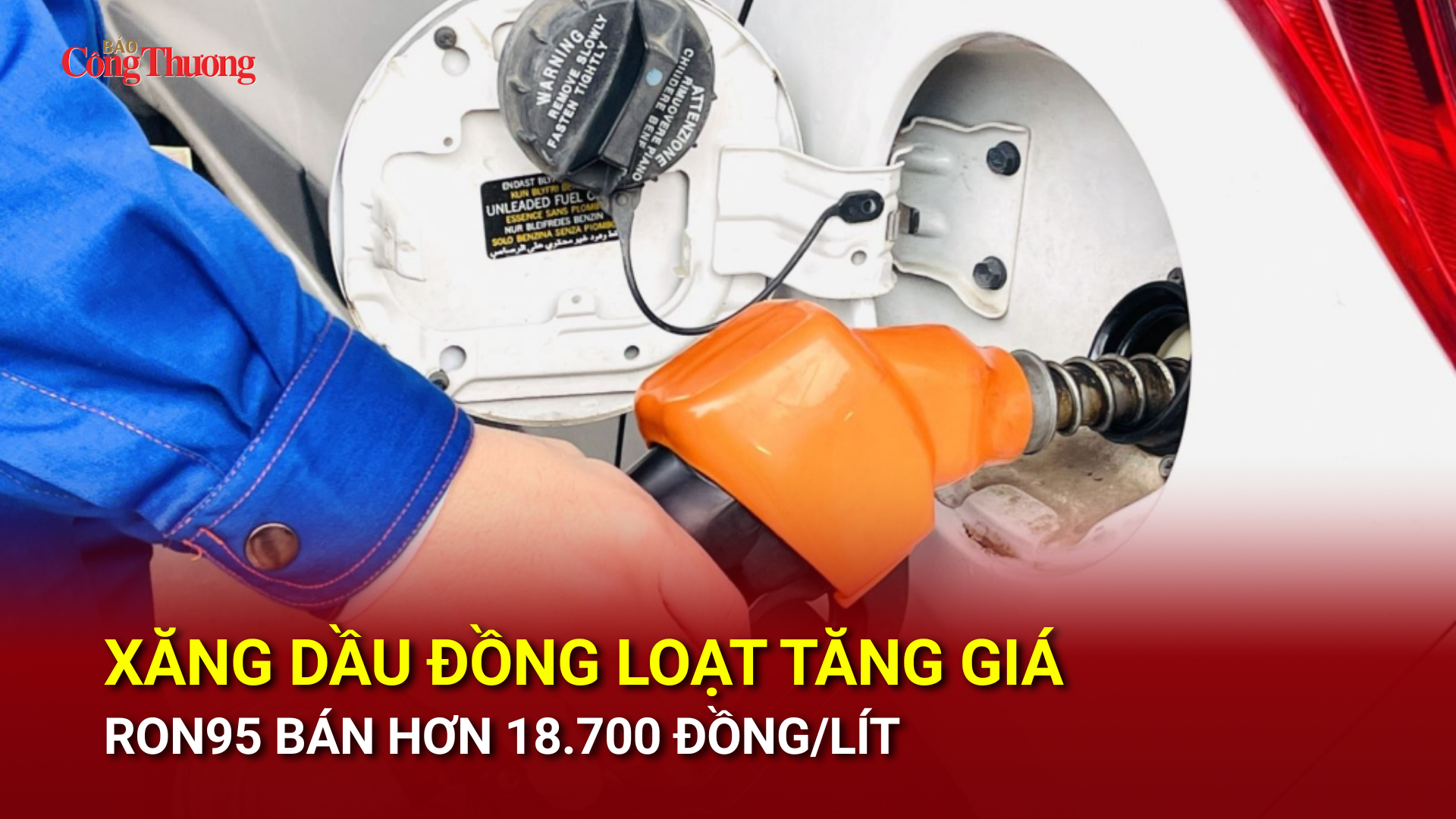  Xăng dầu đồng loạt tăng giá, RON95 bán hơn 18.700 đồng/lít