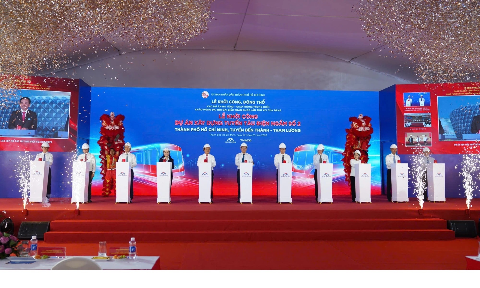 TP. Hồ Chí Minh: Khởi công tuyến Metro số 2 Bến Thành – Tham Lương