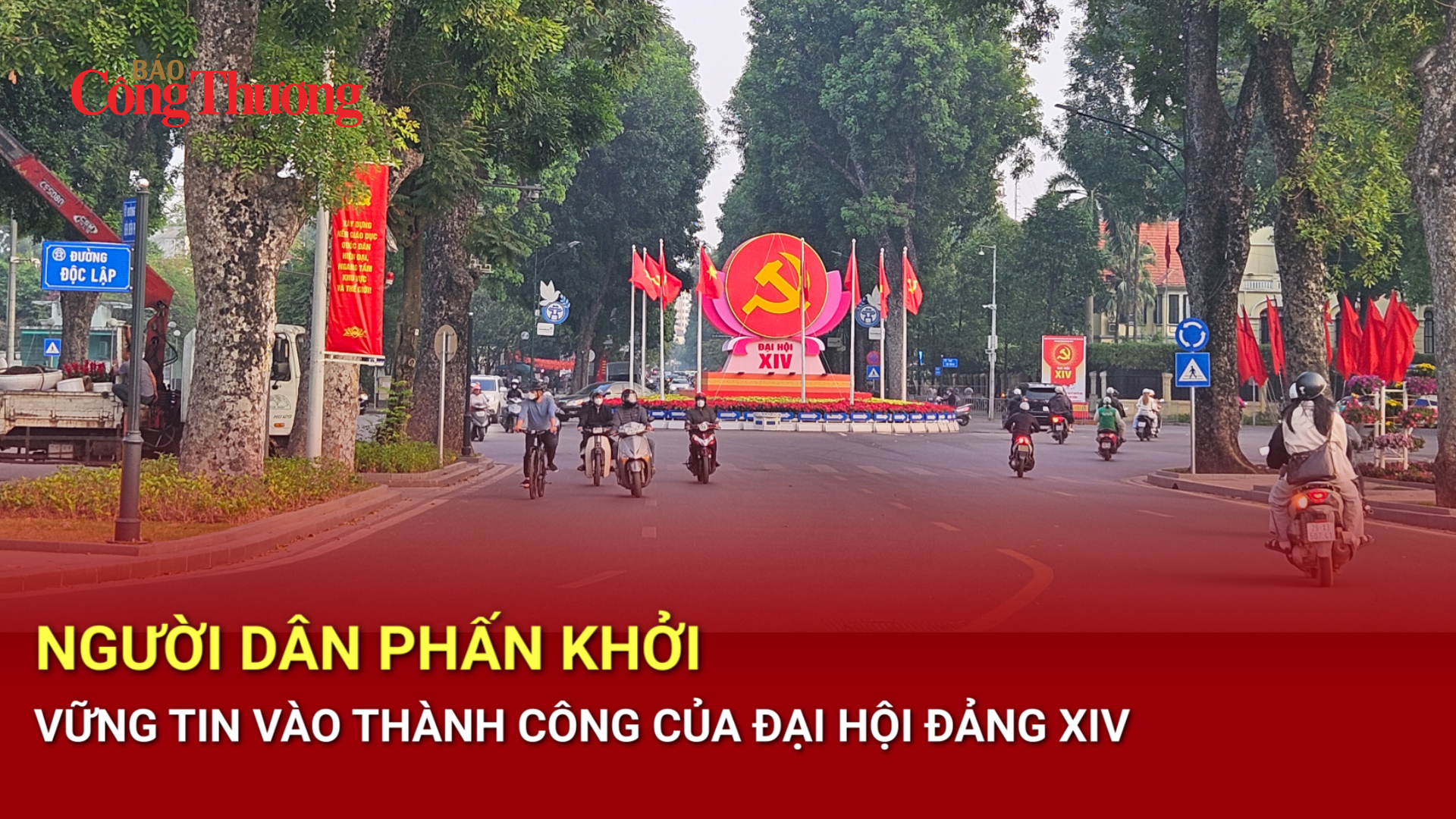 Người dân phấn khởi, vững tin vào thành công của Đại hội Đảng XIV