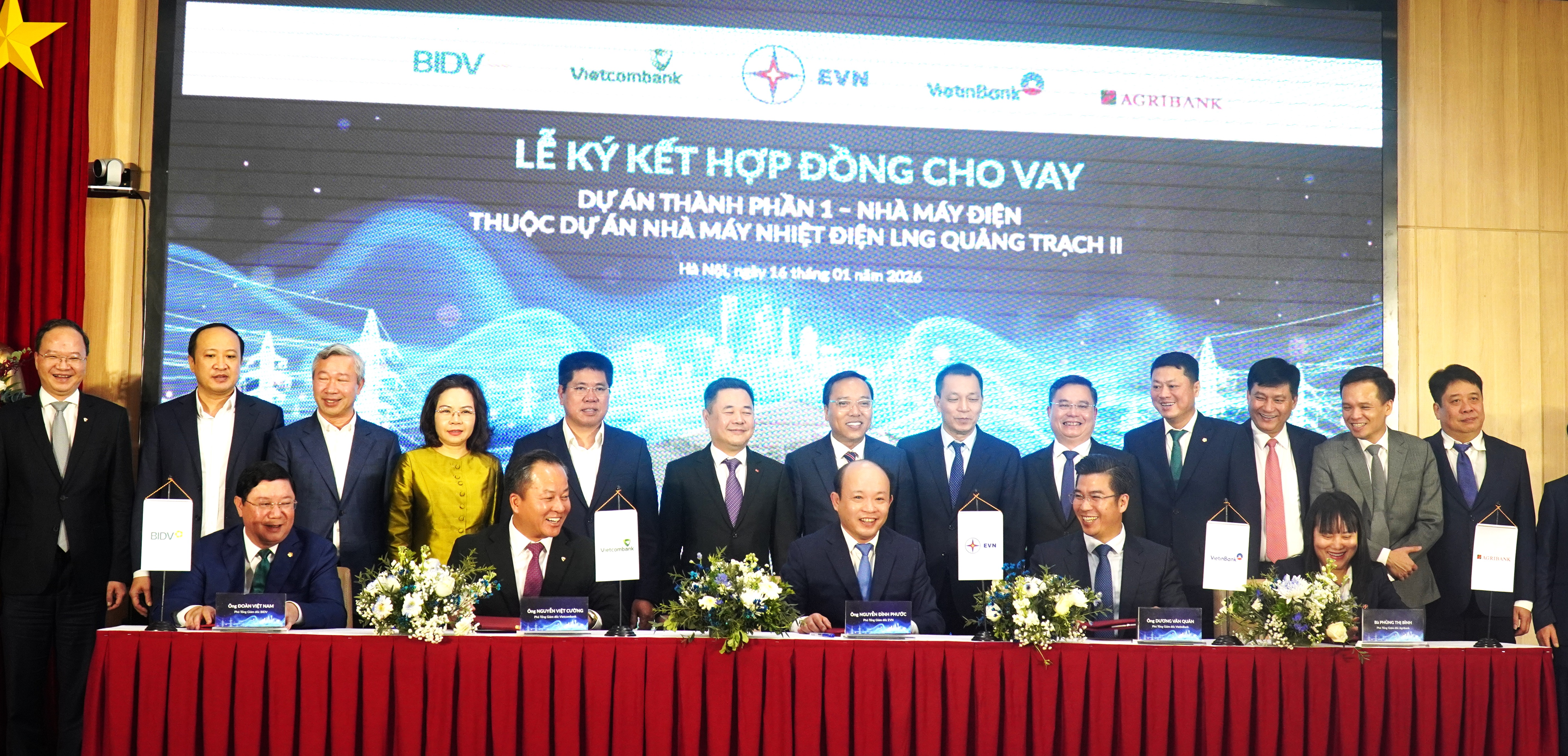 EVN ký hợp đồng vay 29.568 tỷ đồng cho dự án LNG Quảng Trạch II