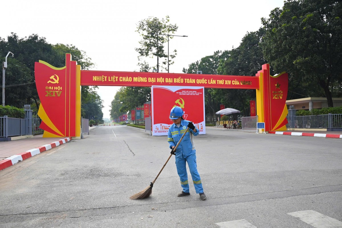 Đảm bảo điện, nước, vệ sinh môi trường trong thời gian Đại hội Đảng