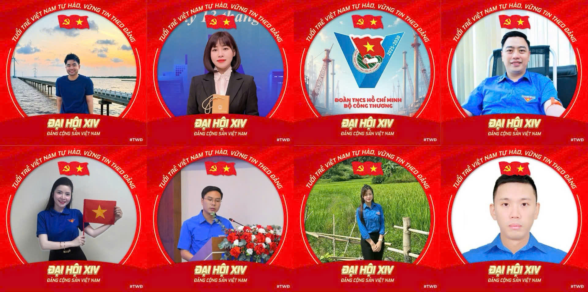 Chùm ảnh: Tuổi trẻ ngành Công Thương gửi gắm niềm tin tới Đại hội XIV của Đảng