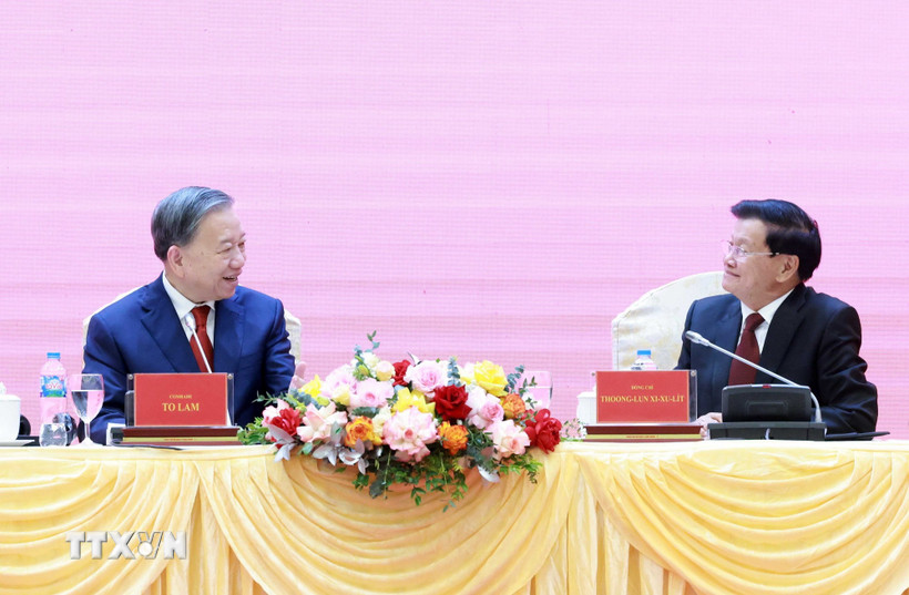 Thông báo kết quả Đại hội XII Đảng Nhân dân Cách mạng Lào