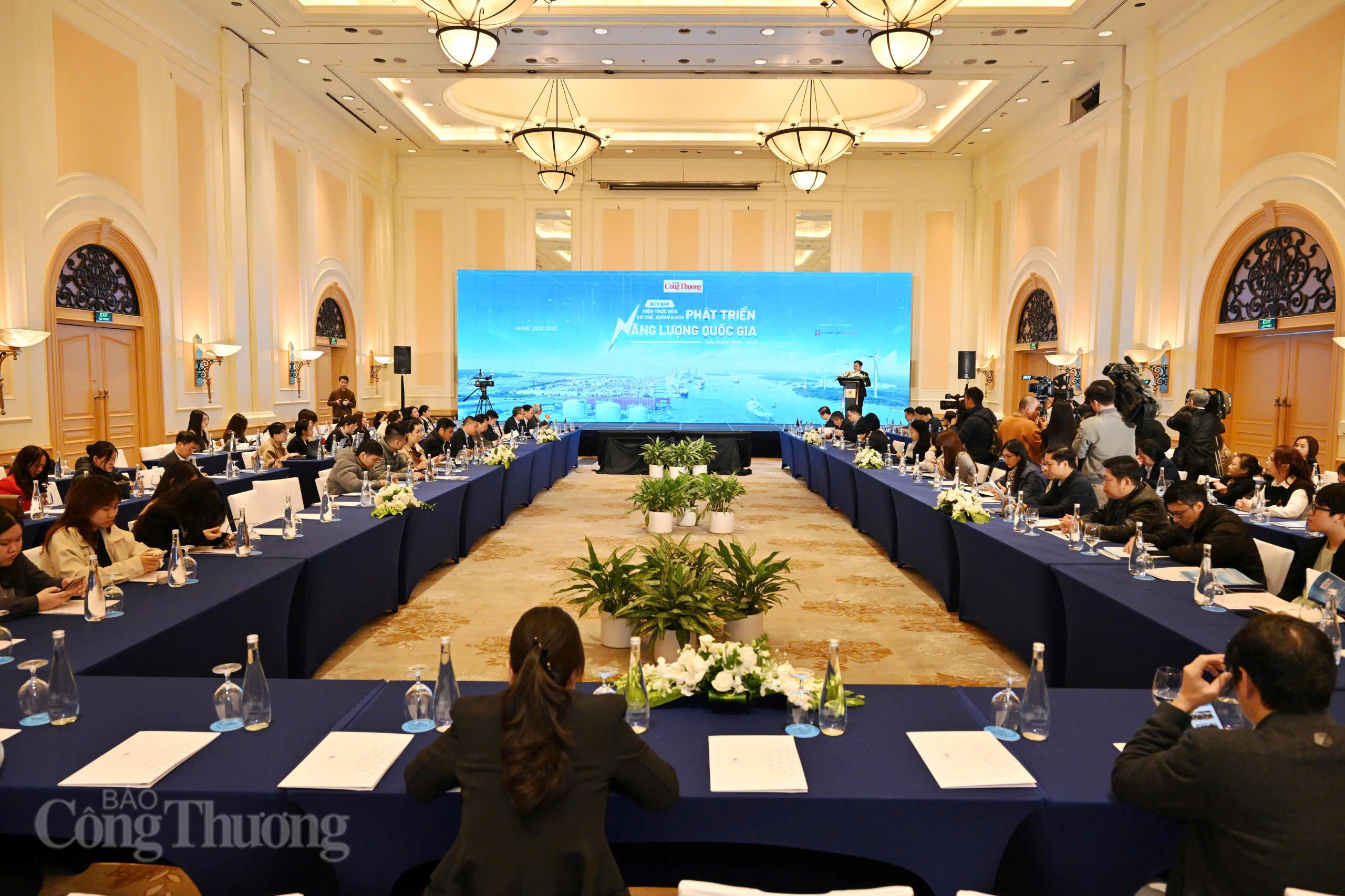 Báo Công Thương tổ chức ‘Diễn đàn hiện thực hóa cơ chế chính sách phát triển năng lượng quốc gia giai đoạn 2026-2030’