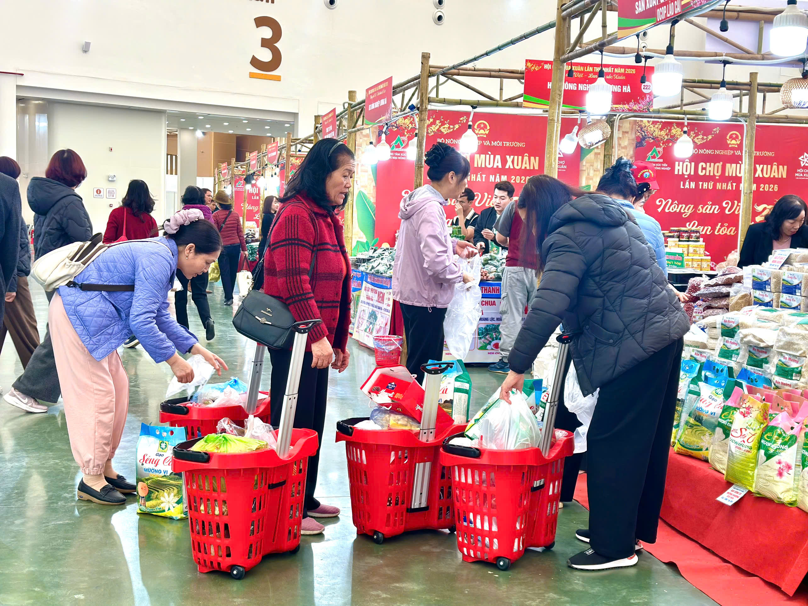 Hội chợ Mùa Xuân vào cửa tự do, gửi xe miễn phí