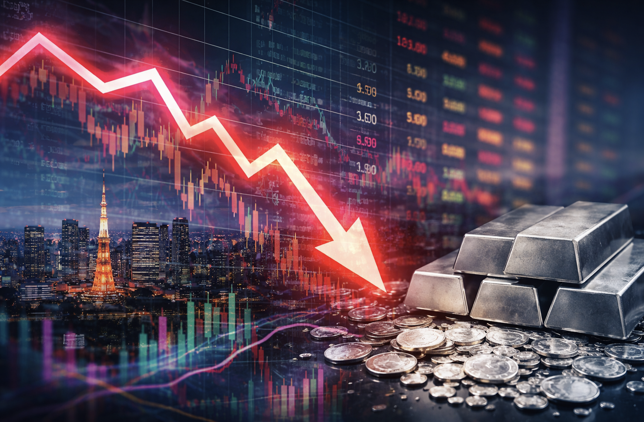 Chứng khoán châu Á, giá bạc giảm bởi AI