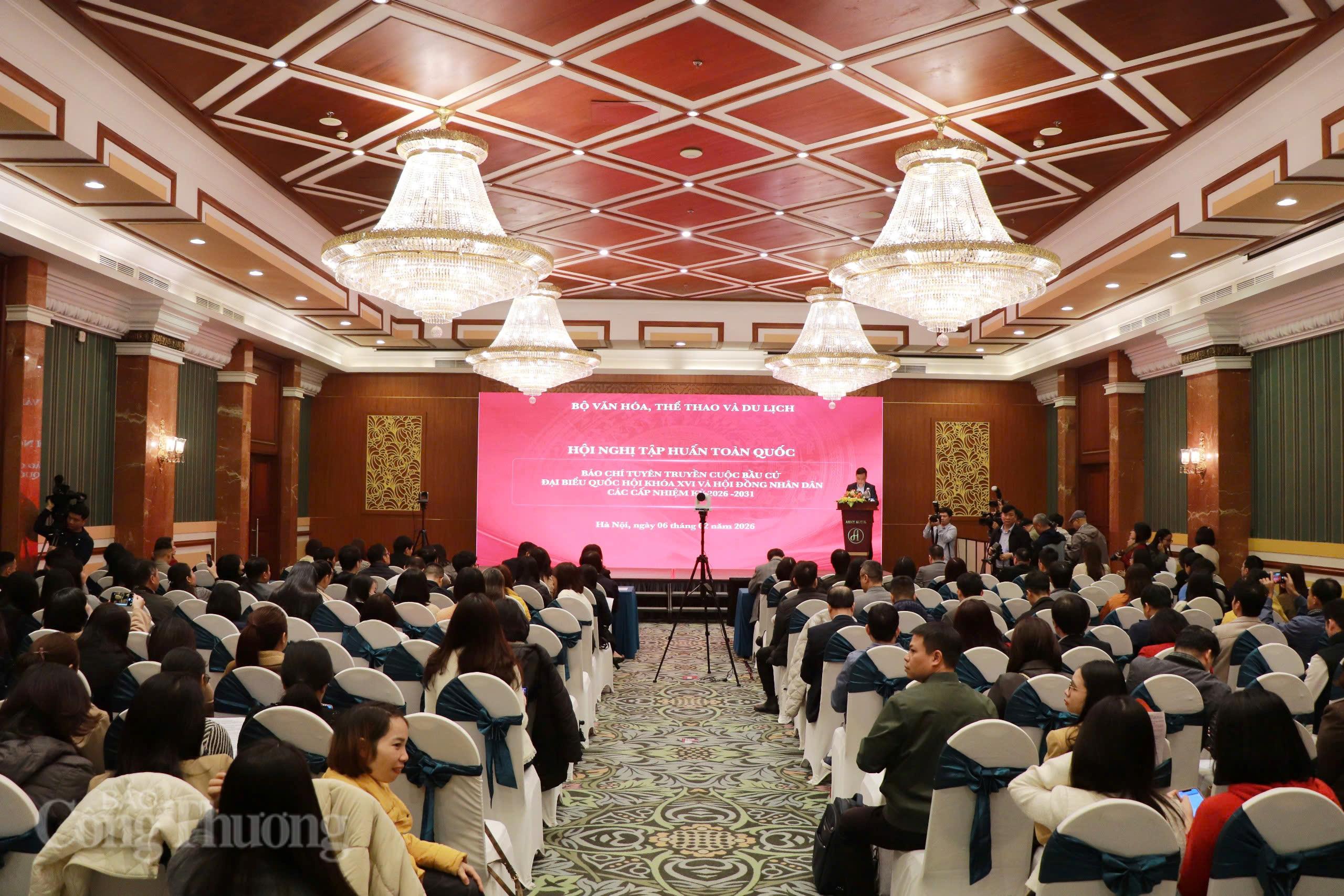 Hội nghị tập huấn tuyên truyền cuộc bầu cử đại biểu Quốc hội khóa XVI