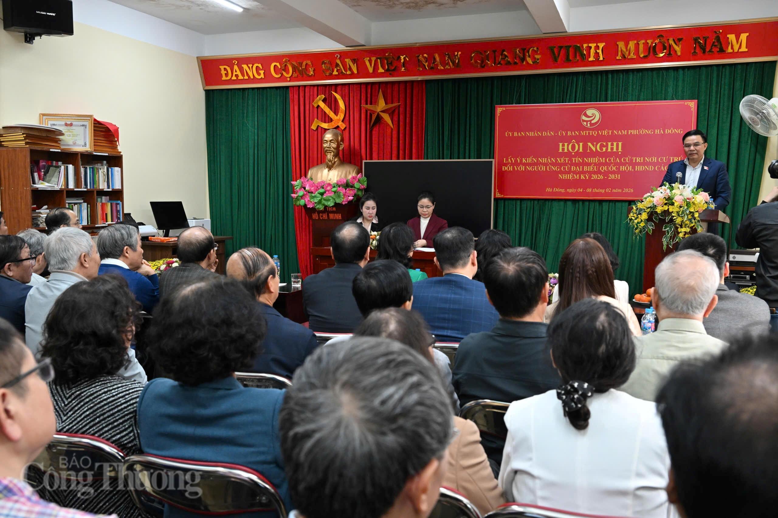 Cử tri thống nhất cao giới thiệu Quyền Bộ trưởng Bộ Công Thương Lê Mạnh Hùng ứng cử Đại biểu Quốc hội khóa XVI