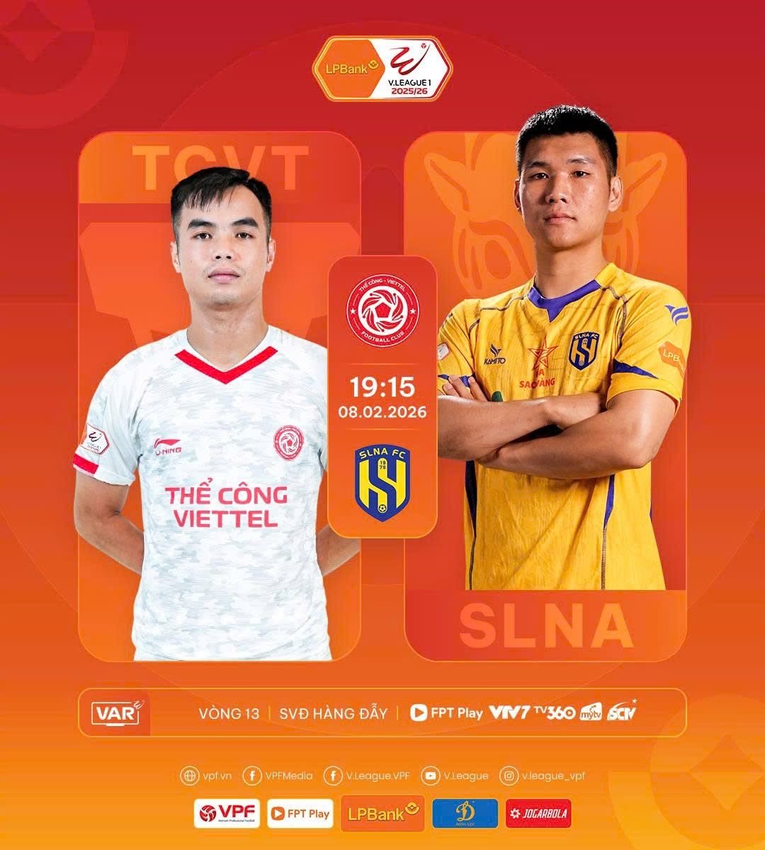 Thể Công Viettel 'đón tiếp' Sông Lam Nghệ An với đội hình mạnh