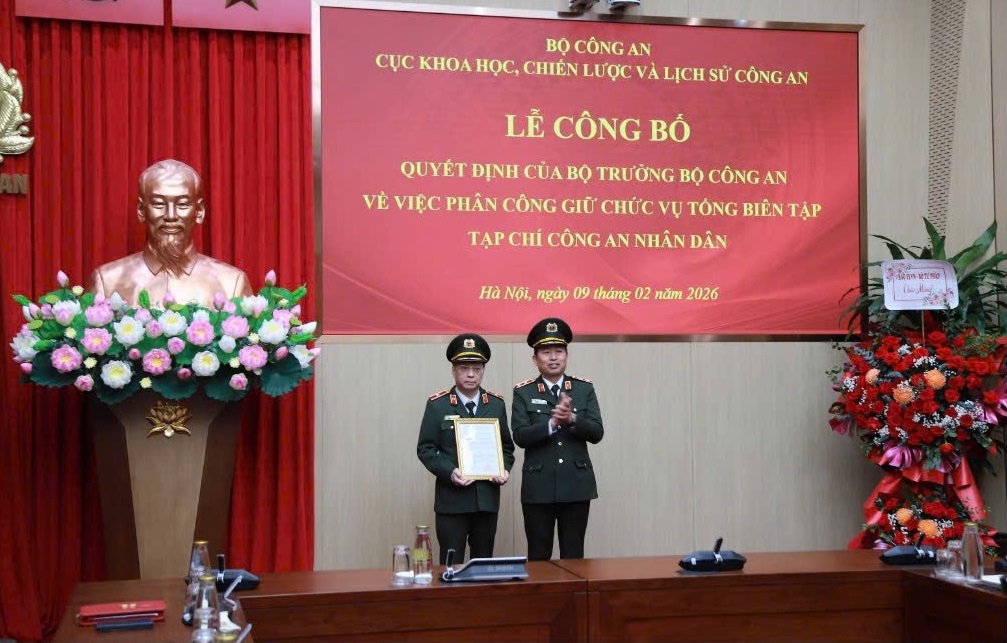Thiếu tướng Phạm Khải làm Tổng Biên tập Tạp chí Công an nhân dân