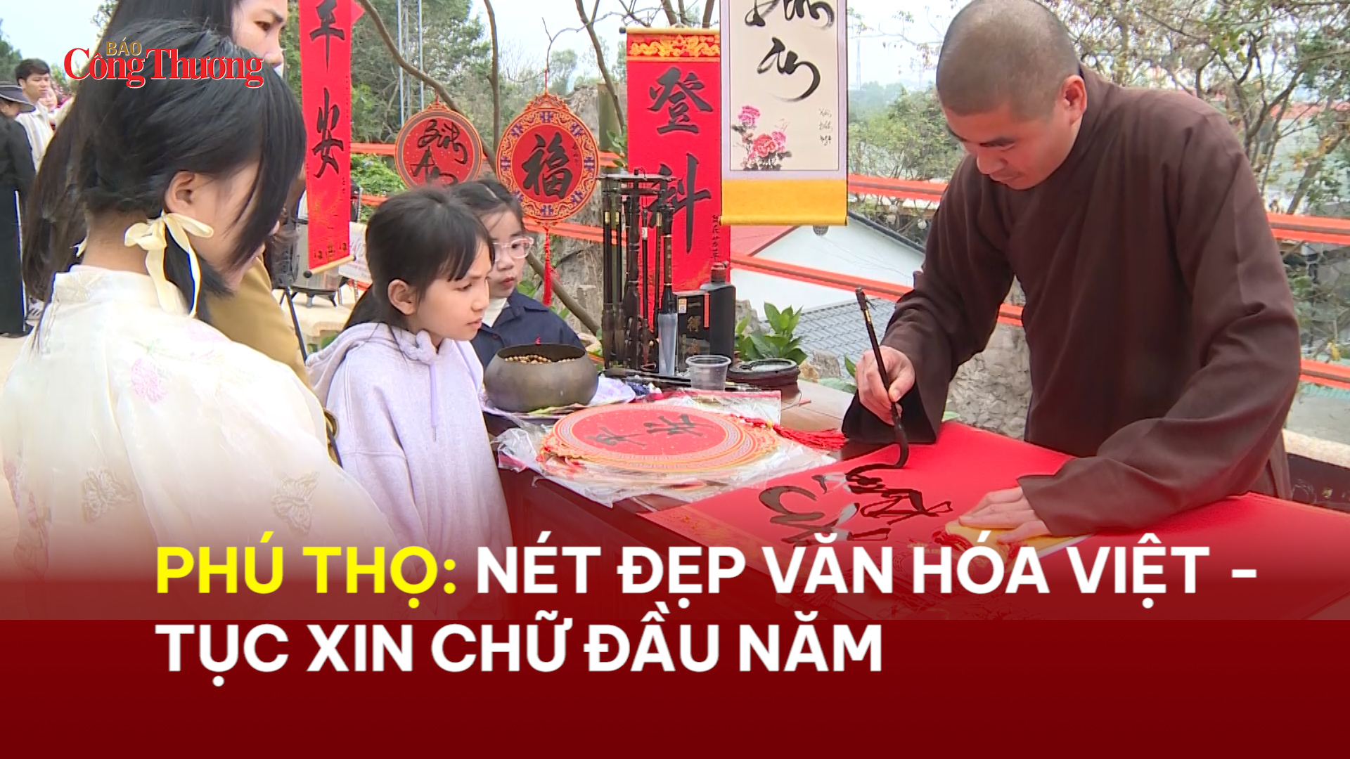 Phú Thọ: Nét đẹp văn hóa Việt - tục xin chữ đầu năm