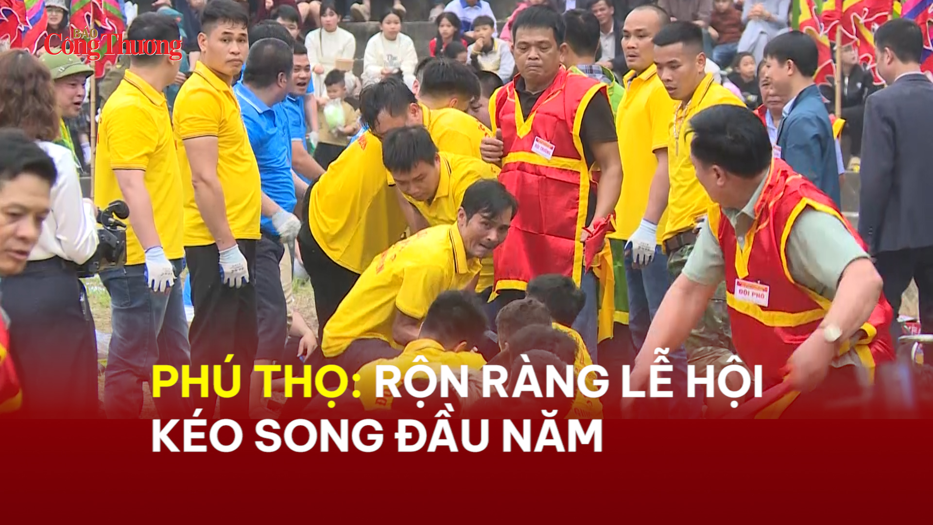 Phú Thọ: Rộn ràng lễ hội kéo Song đầu năm