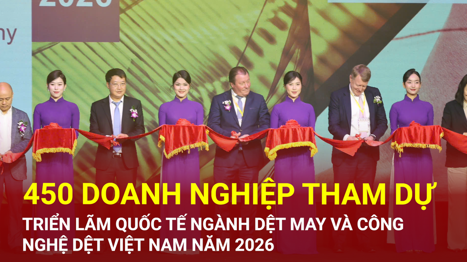 450 doanh nghiệp dự Triển lãm quốc tế ngành dệt may và công nghệ dệt may 2026