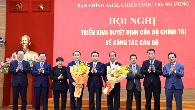 Ban Chính sách, chiến lược Trung ương có 2 tân Phó Trưởng Ban