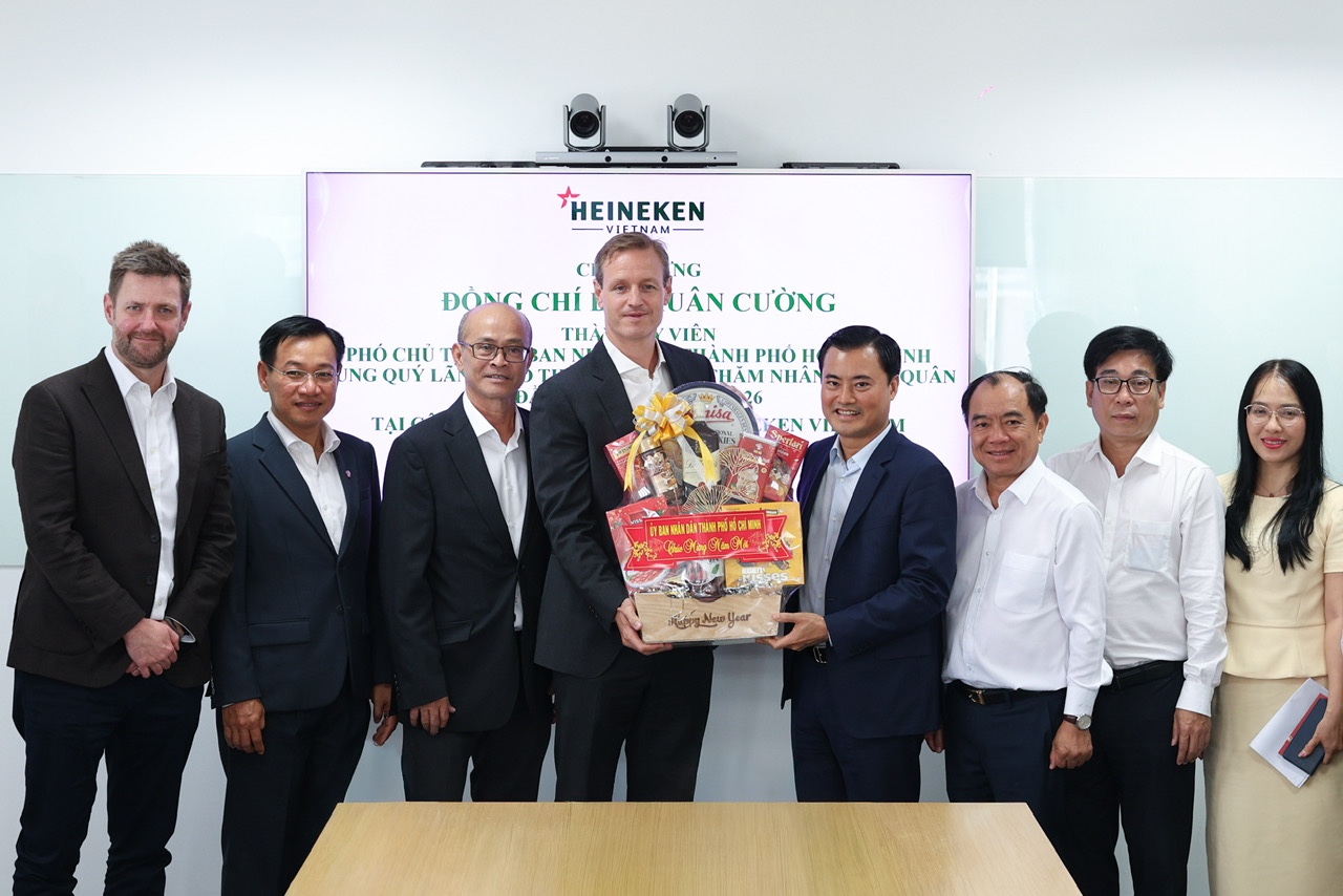 Lãnh đạo TP. Hồ Chí Minh đến thăm và chúc mừng năm mới tại HEINEKEN Việt Nam