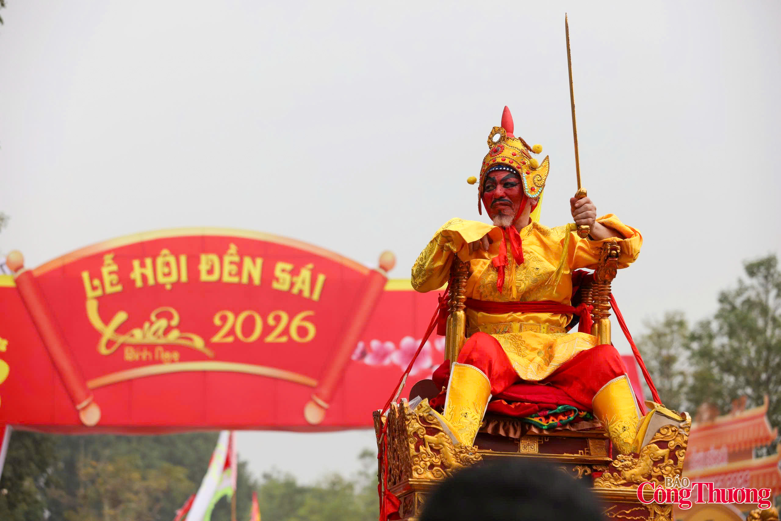 Nghi lễ rước ‘Vua giả’ đền Sái là Di sản Văn hóa phi vật thể quốc gia