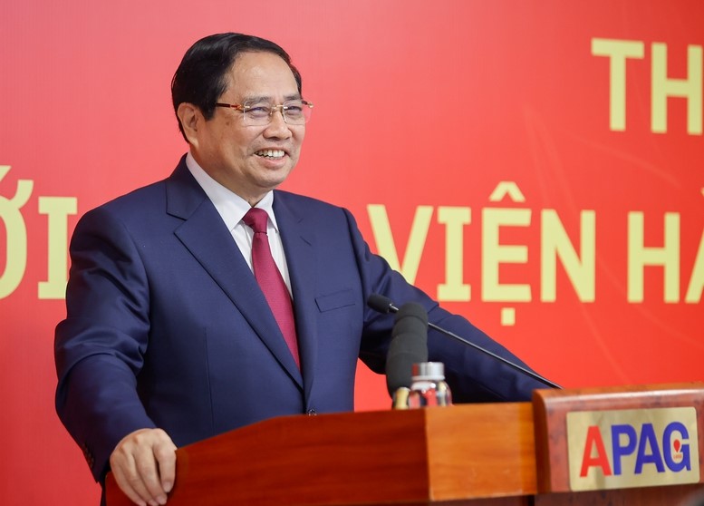 Thủ tướng làm việc với Học viện Hành chính và Quản trị công