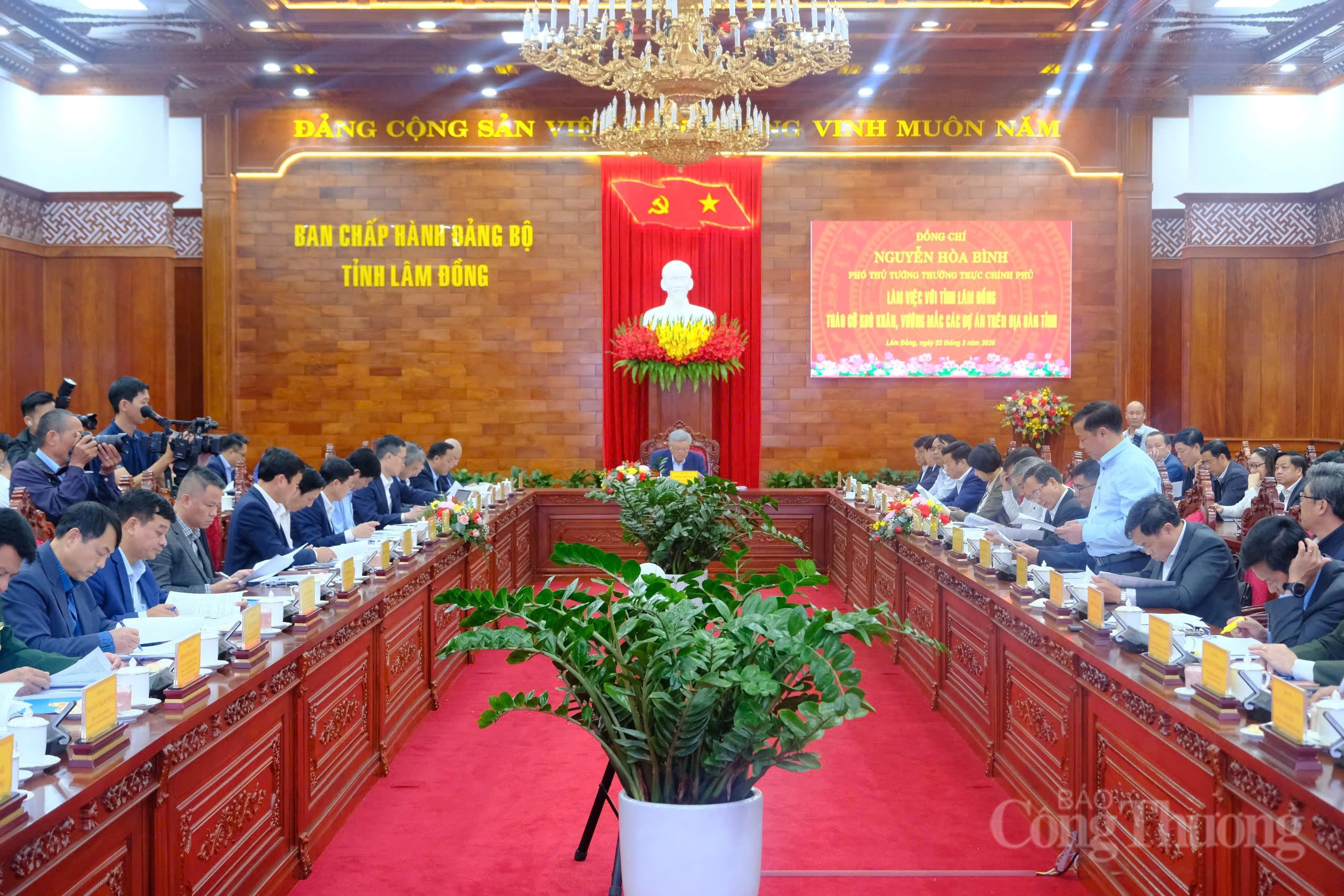 Phó Thủ tướng: Lâm Đồng khẩn trương xử lý dứt điểm các dự án tồn đọng, không hợp thức hóa vi phạm