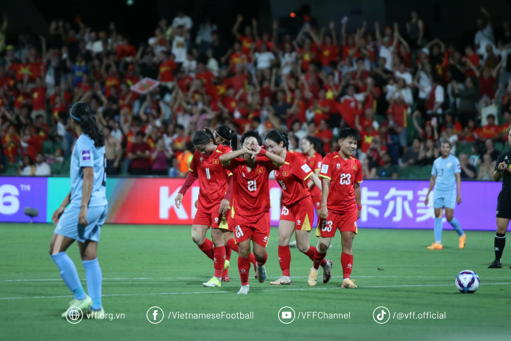 Tuyển nữ Việt Nam thắng nhọc nhằn Ấn Độ trận ra quân Asian Cup nữ 2026