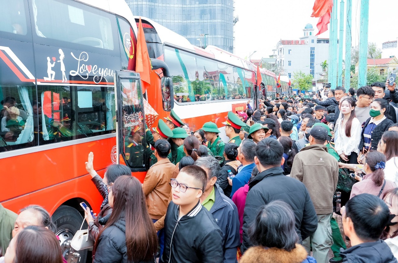 Nghệ An rộn ràng ngày hội giao nhận quân năm 2026