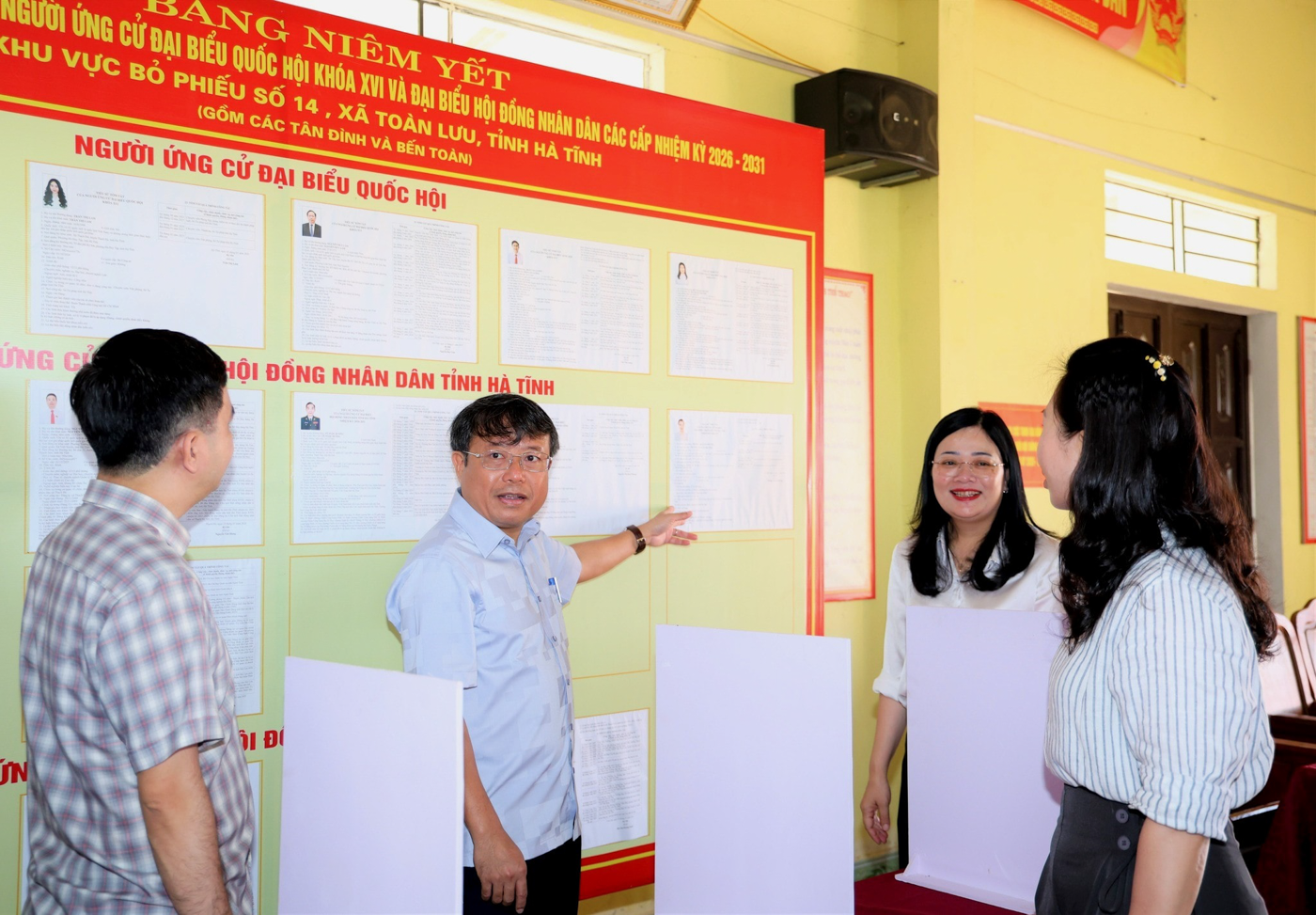 Hà Tĩnh: Đảm bảo điều kiện, cơ sở vật chất cho ngày bầu cử