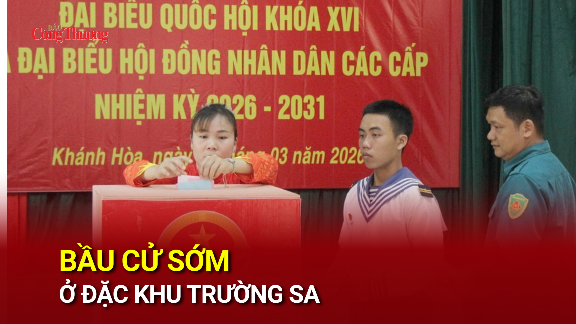 Bầu cử sớm ở đặc khu Trường Sa