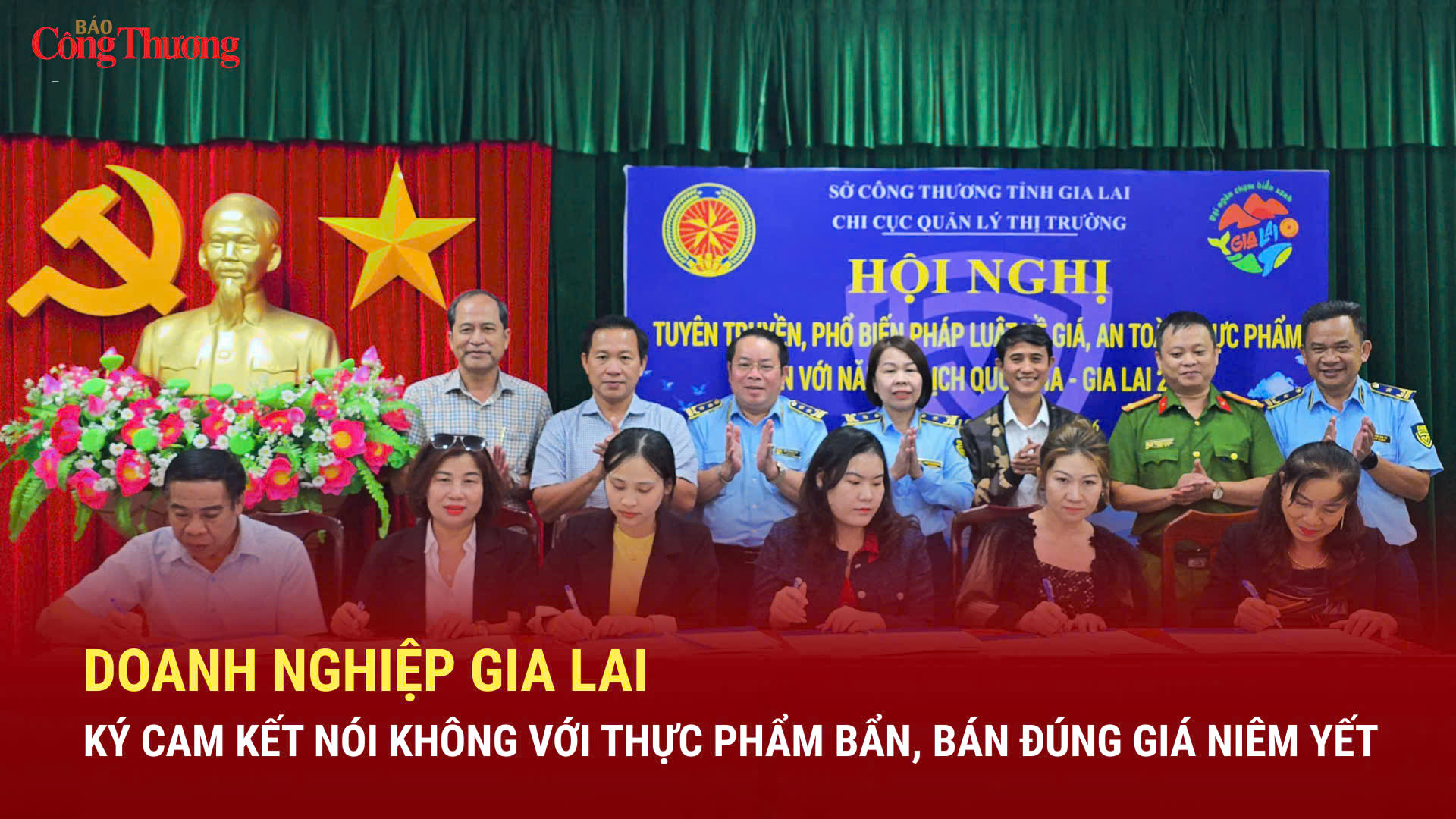 Doanh nghiệp Gia Lai ký cam kết nói không với thực phẩm bẩn, bán đúng giá niêm yết