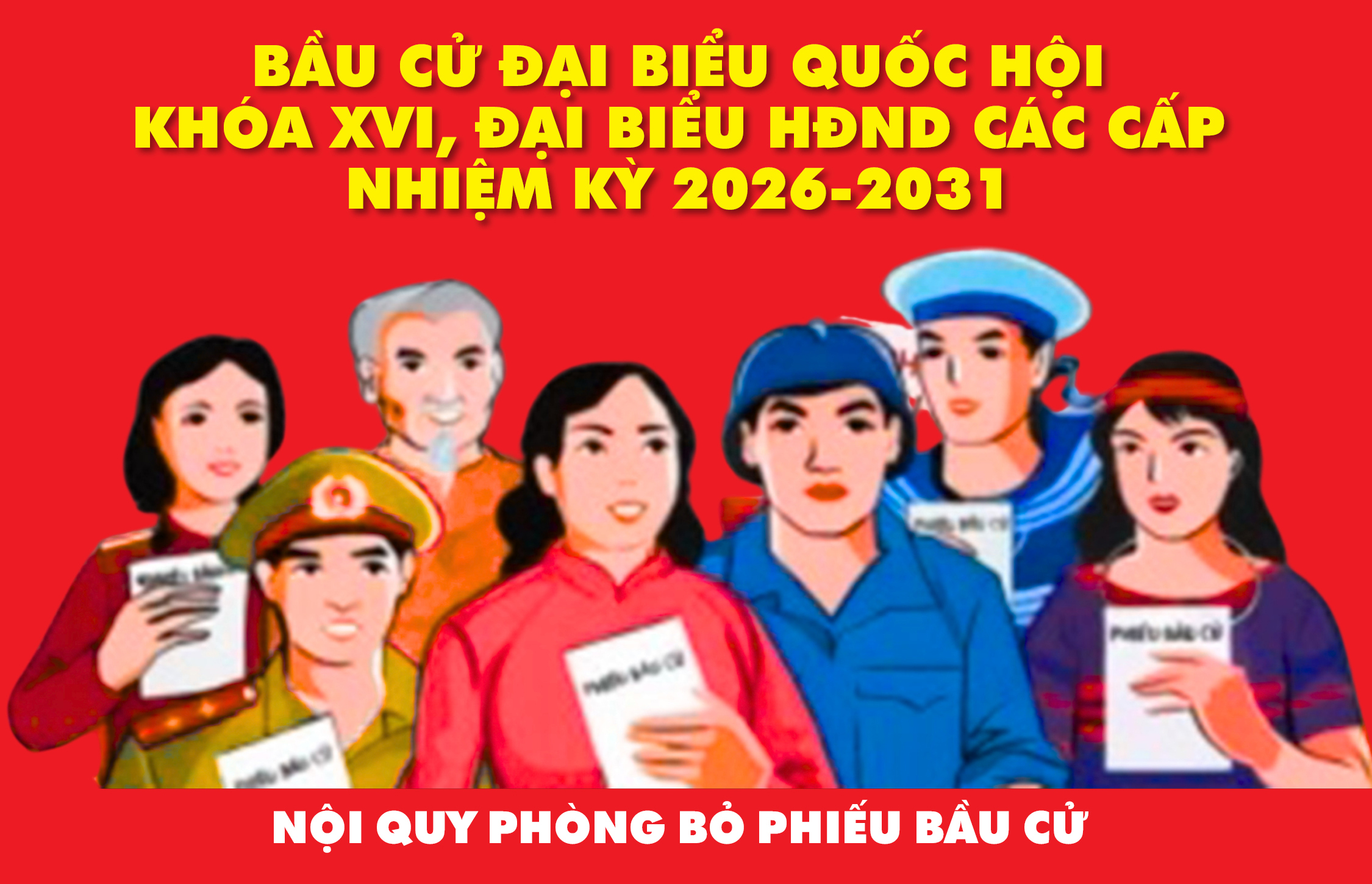 Infographic | Bầu cử Quốc hội và HĐND: Nội quy phòng bỏ phiếu