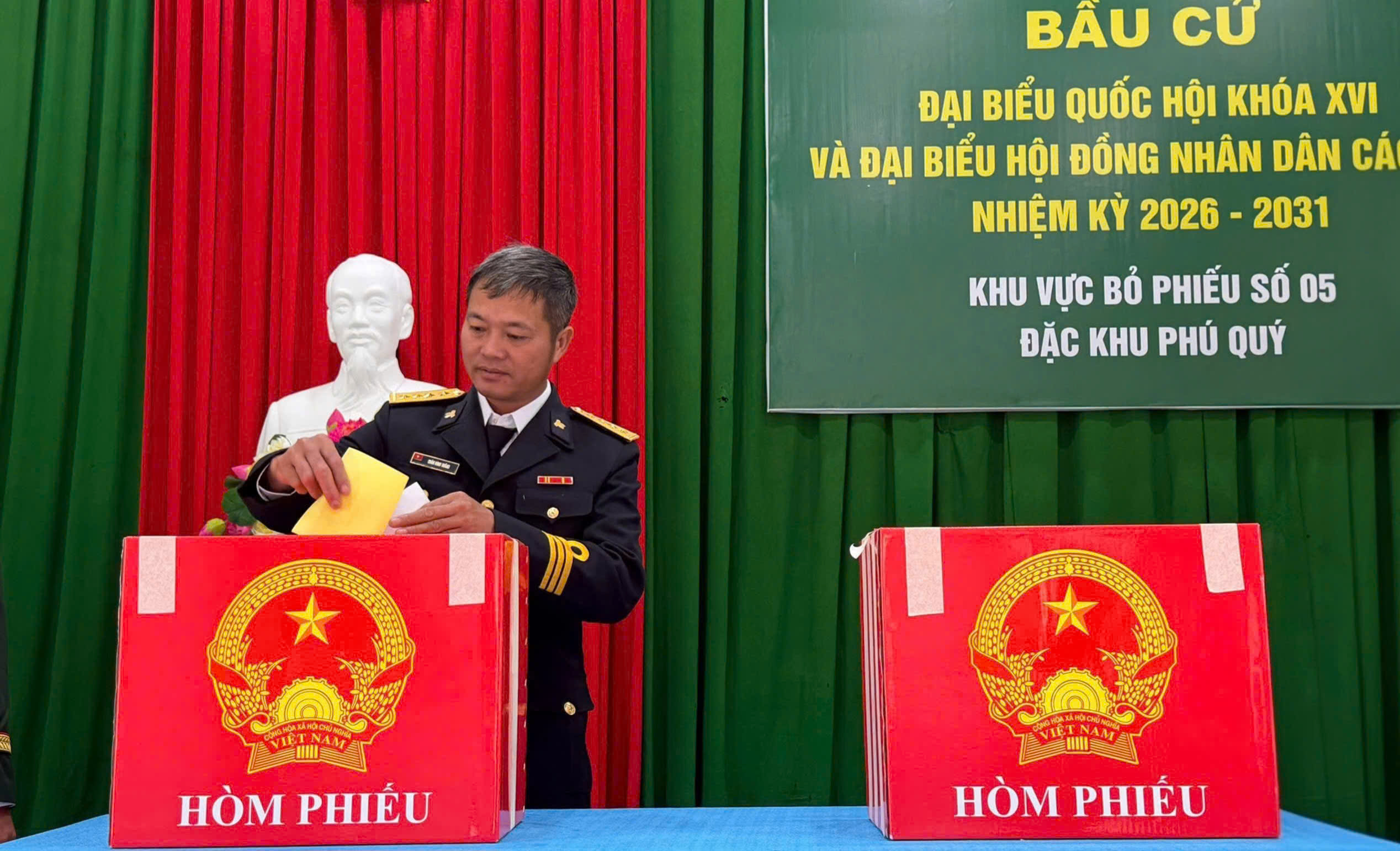 Đặc khu Phú Quý: 100% cử tri tham gia bầu cử