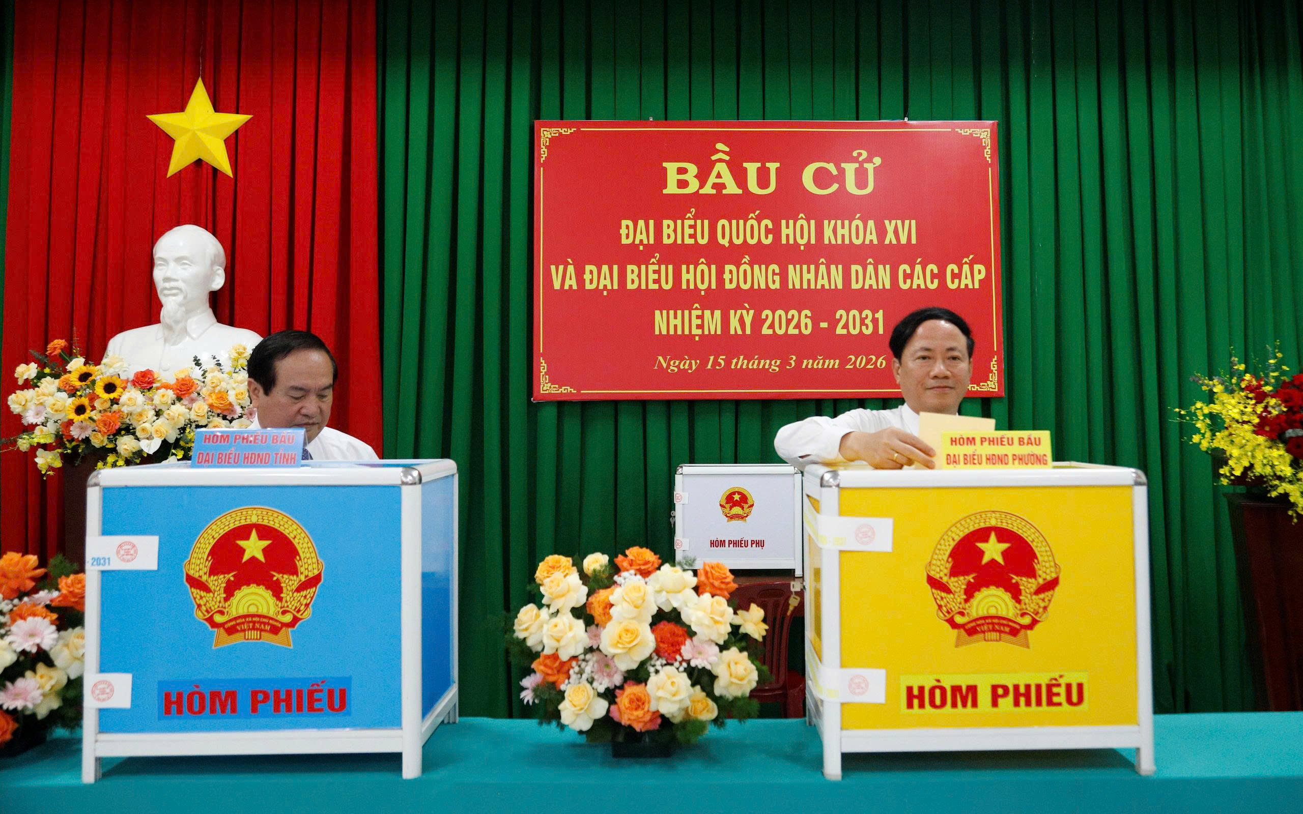 2,6 triệu cử tri tỉnh Gia Lai tham gia ngày hội non sông