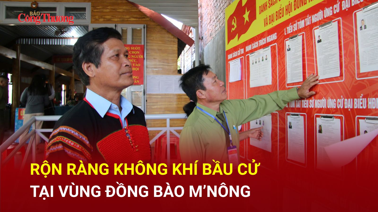 Rộn ràng không khí bầu cử tại vùng đồng bào M'Nông
