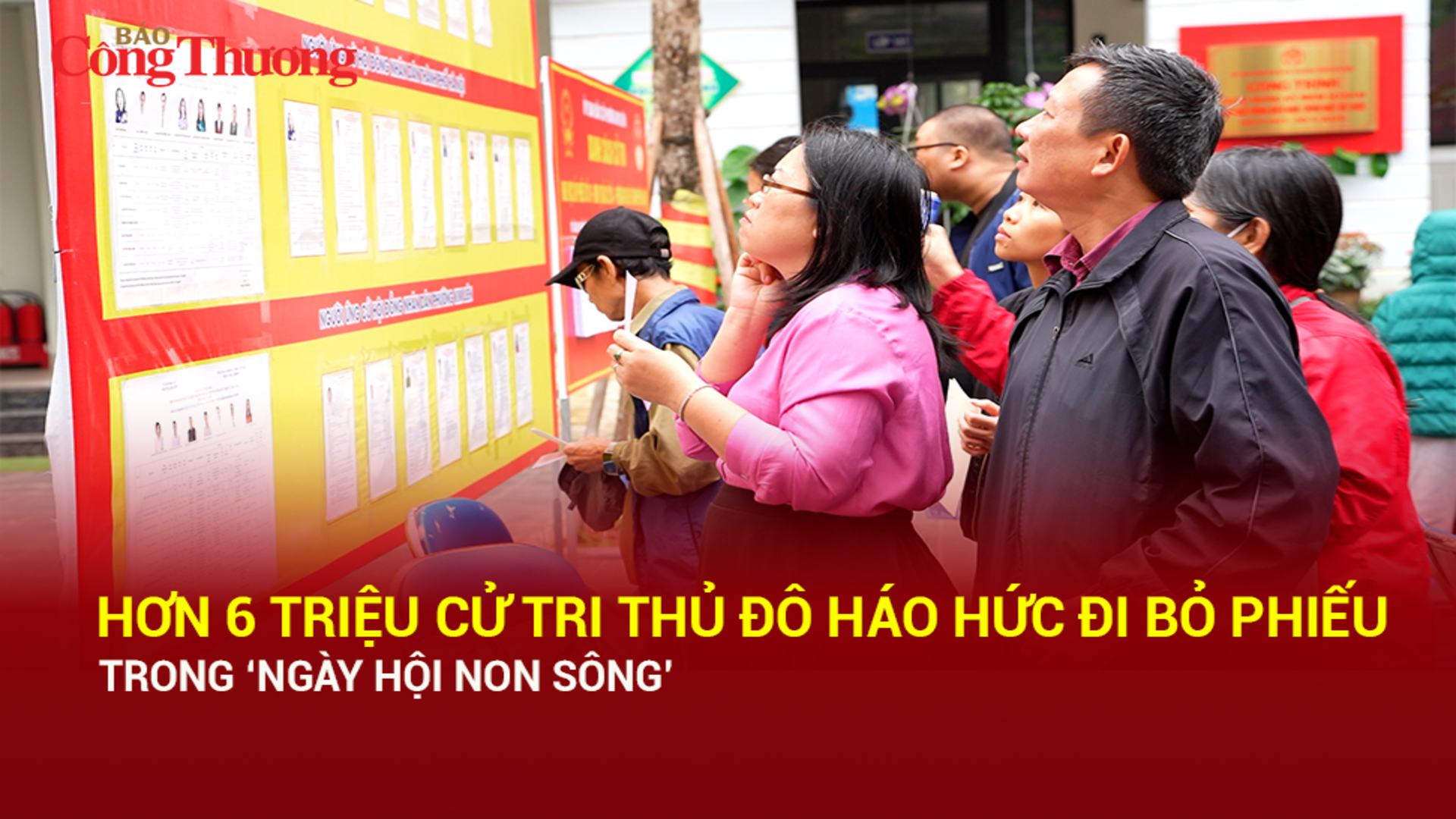 Hơn 6 triệu cử tri Thủ đô háo hức đi bỏ phiếu trong ngày hội non sông