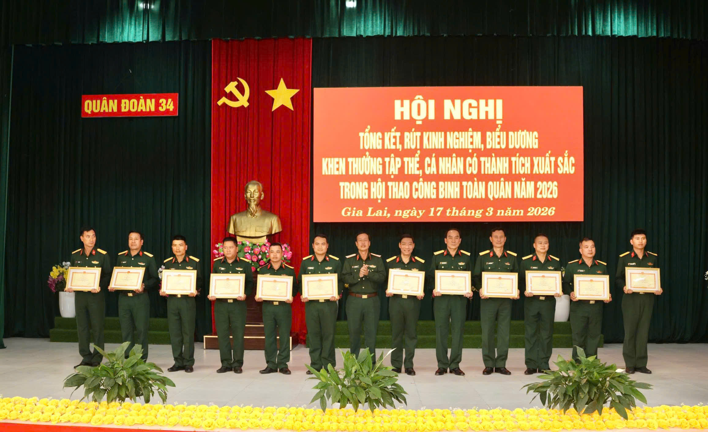 Quân đoàn 34 giành giải Ba Hội thao Công binh toàn quân