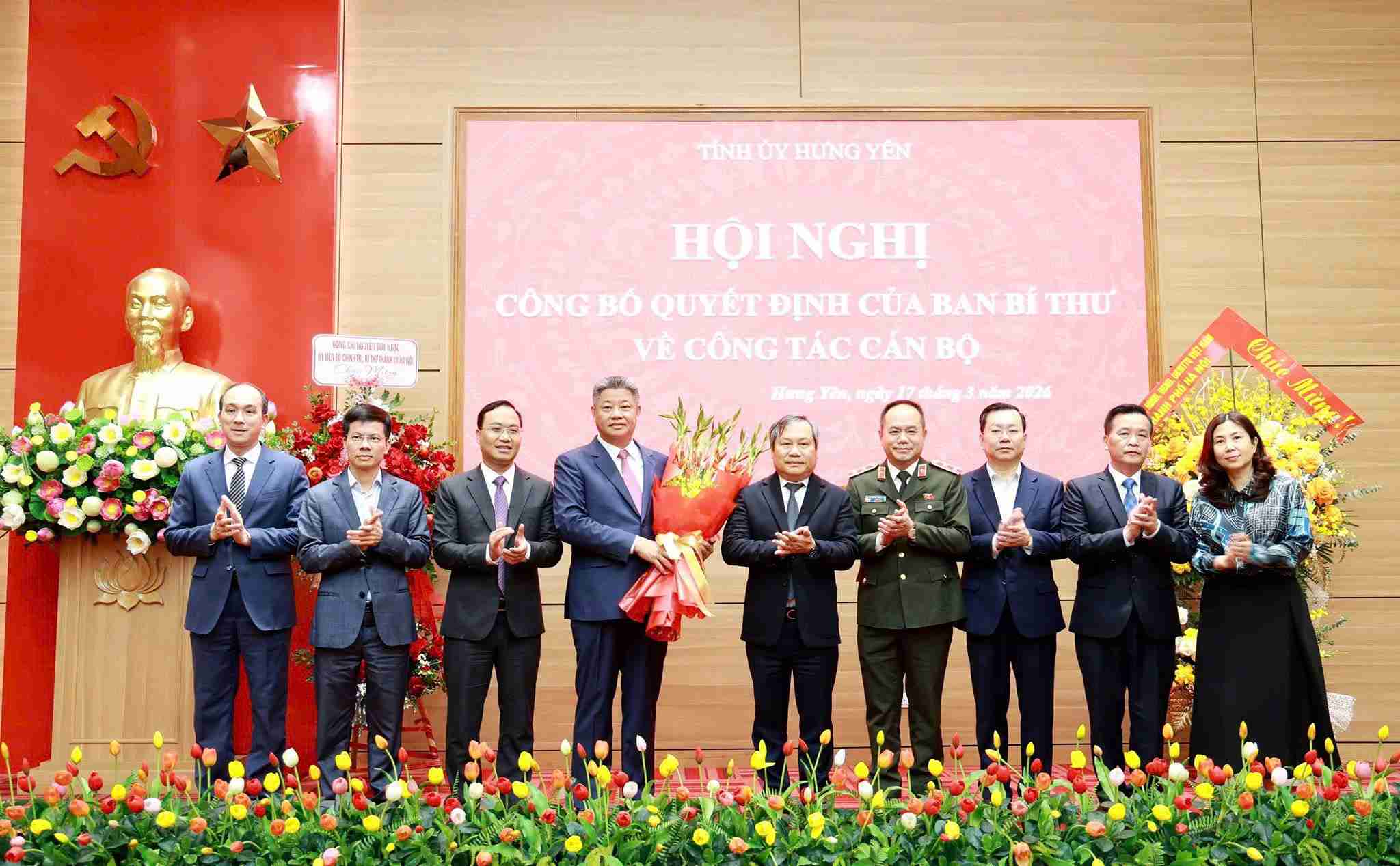 Ông Nguyễn Mạnh Quyền giữ chức Phó Bí thư Tỉnh ủy Hưng Yên