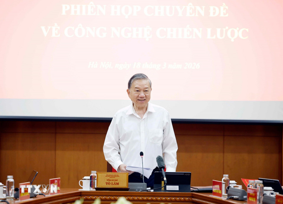 Tổng Bí thư Tô Lâm: Đào tạo và thu hút nhân lực phải đi trước một bước