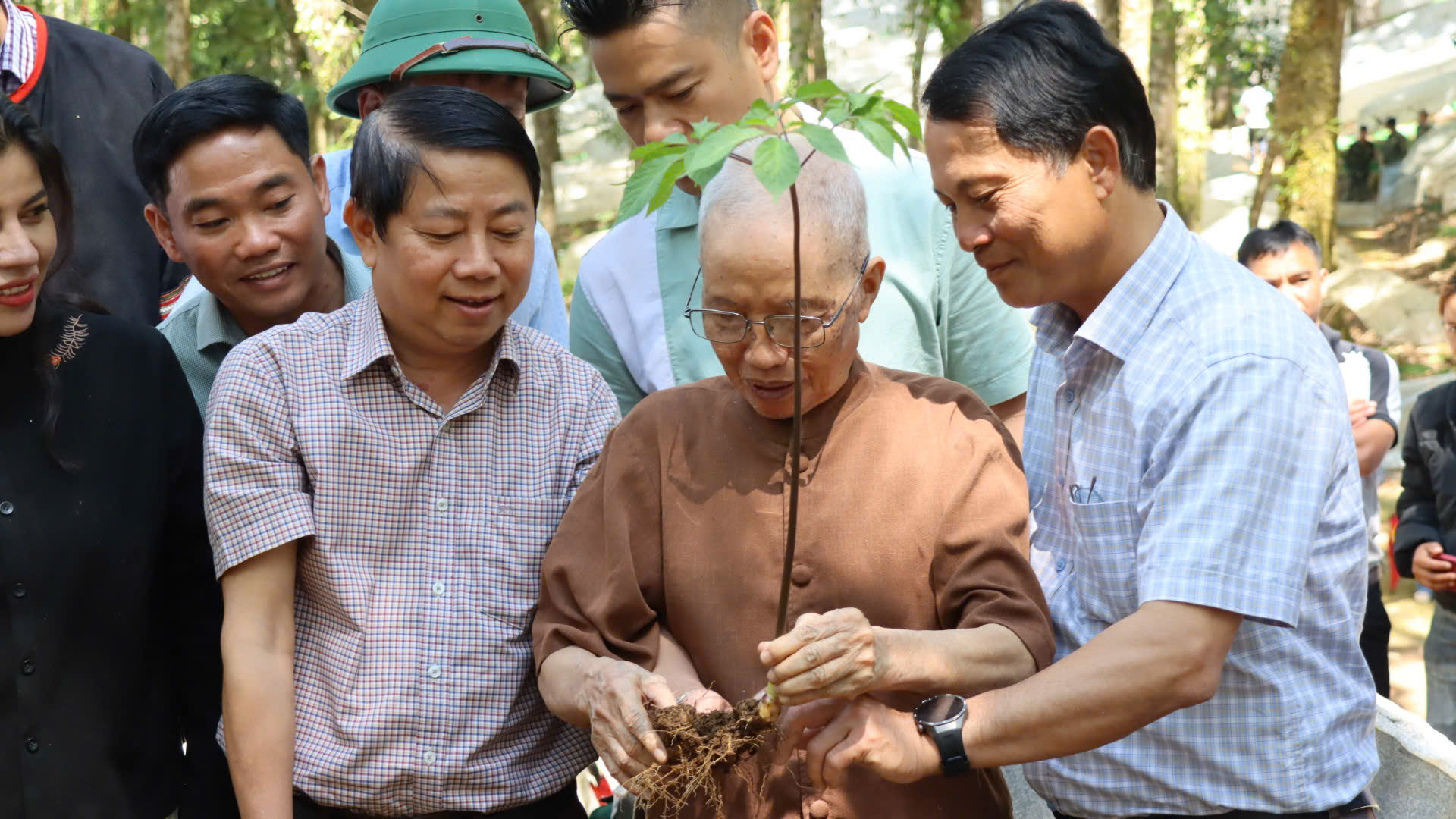 Quảng Ngãi: Trao tặng 3.000 cây giống sâm Ngọc Linh cho thanh niên khởi nghiệp