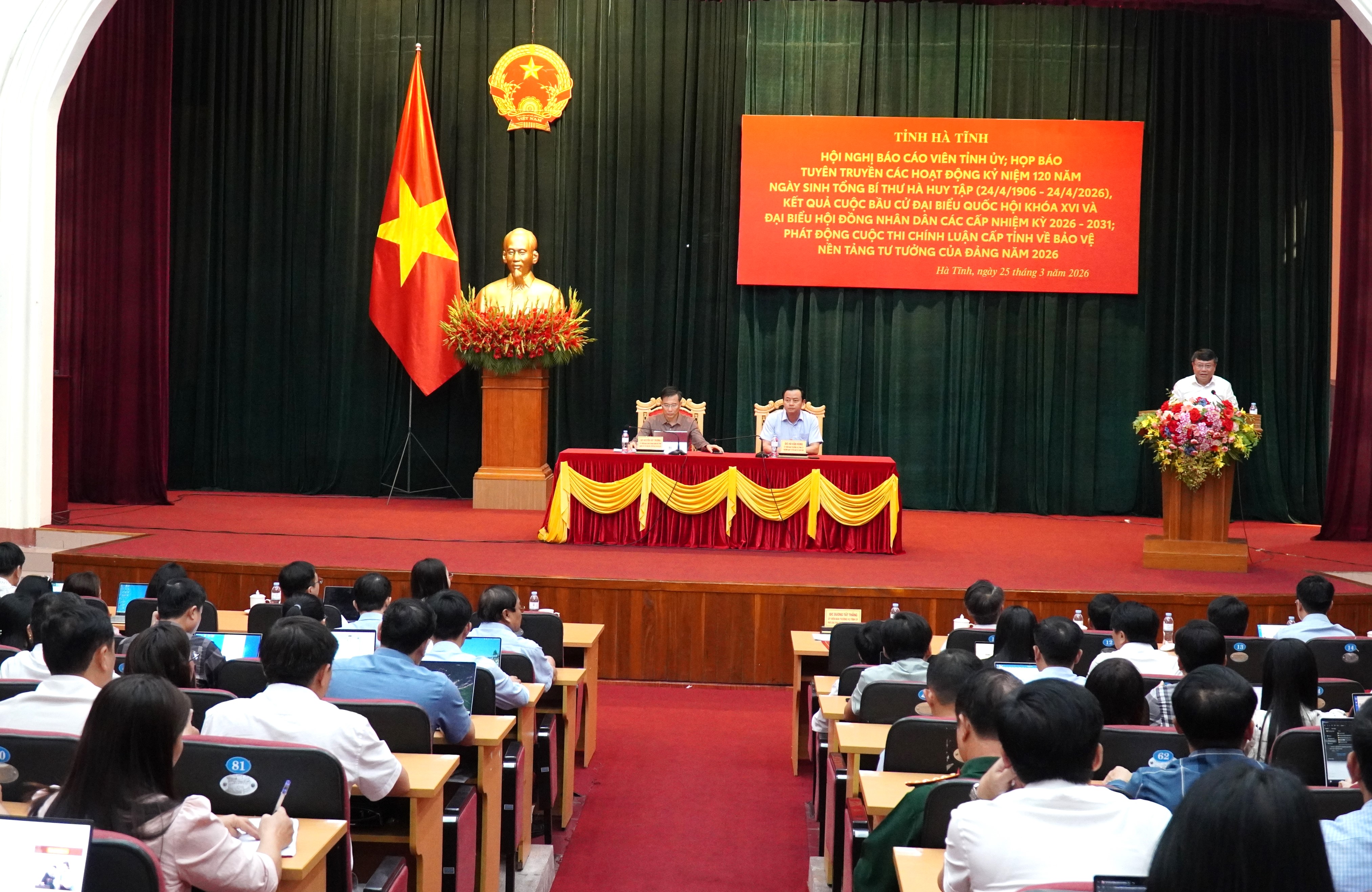 Nhiều hoạt động kỷ niệm 120 năm Ngày sinh Tổng Bí thư Hà Huy Tập